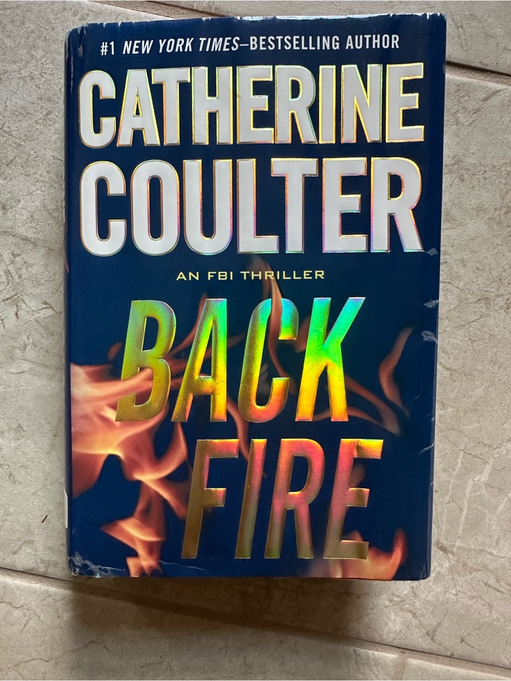 Catherine Coulter Back Fire hardcover book